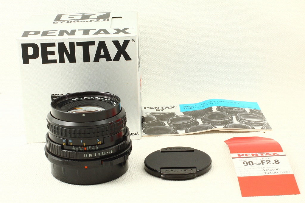 極上品◇PENTAXペンタックス SMC 67 90mm F2.8◇元箱/9472 PENTAX 0