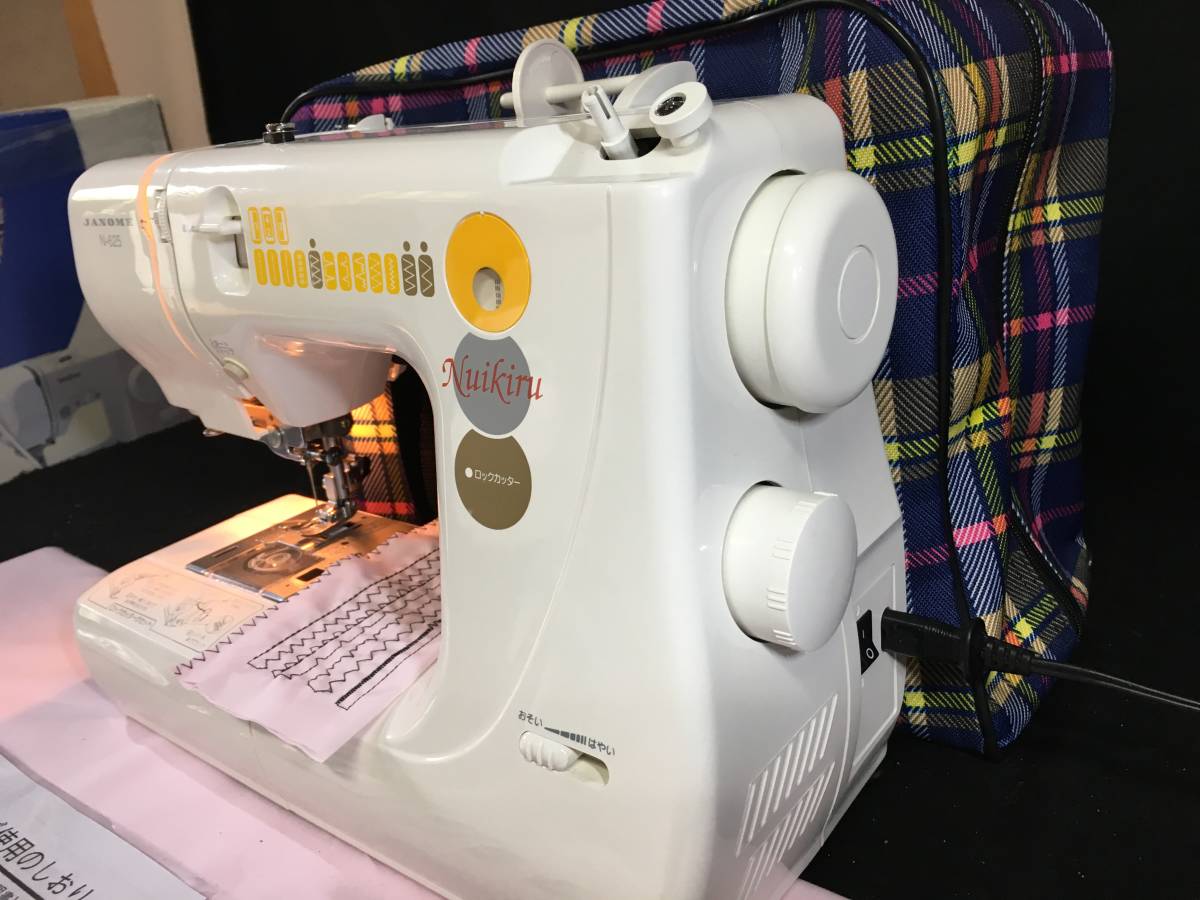 極上美品☆ロックカッター内蔵ミシン『ヌイキルN-625EX』☆信頼性抜群