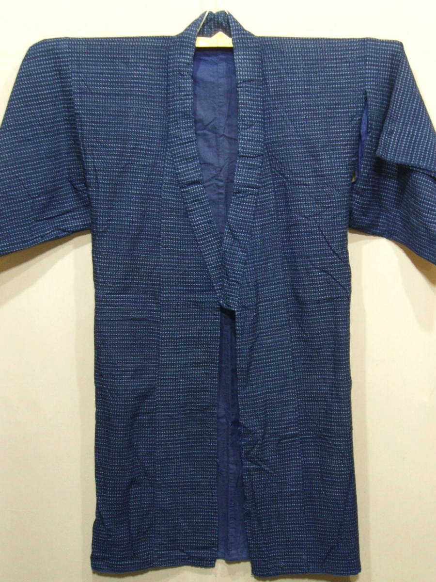 M99275【着用品 リメイク 生地取り用 コレクション/古布 綿 書生絣】男着物
