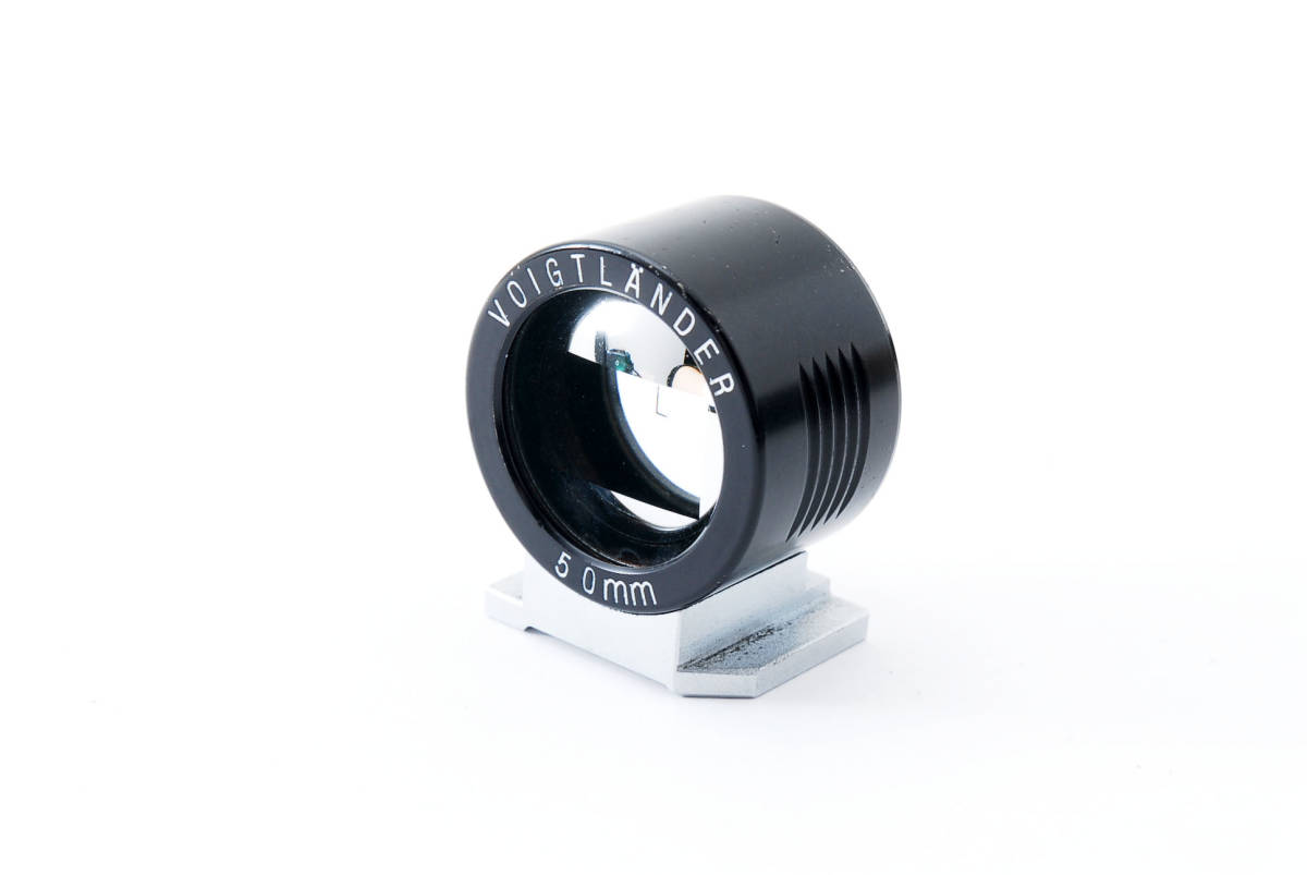 美品◇voigtlander フォクトレンダー 50mm 外付けビューファインダー