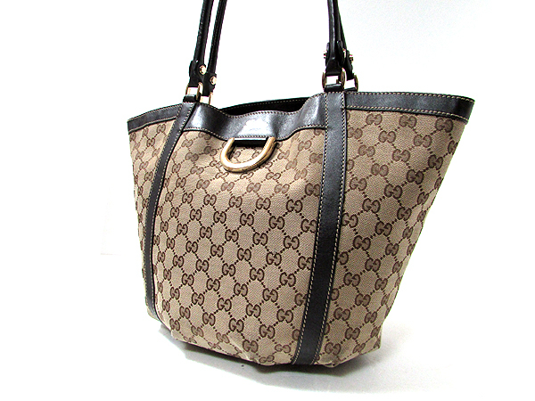 T-30-9-10336◇美品売切り【GUCCI グッチ】GGキャンバス ショルダー 