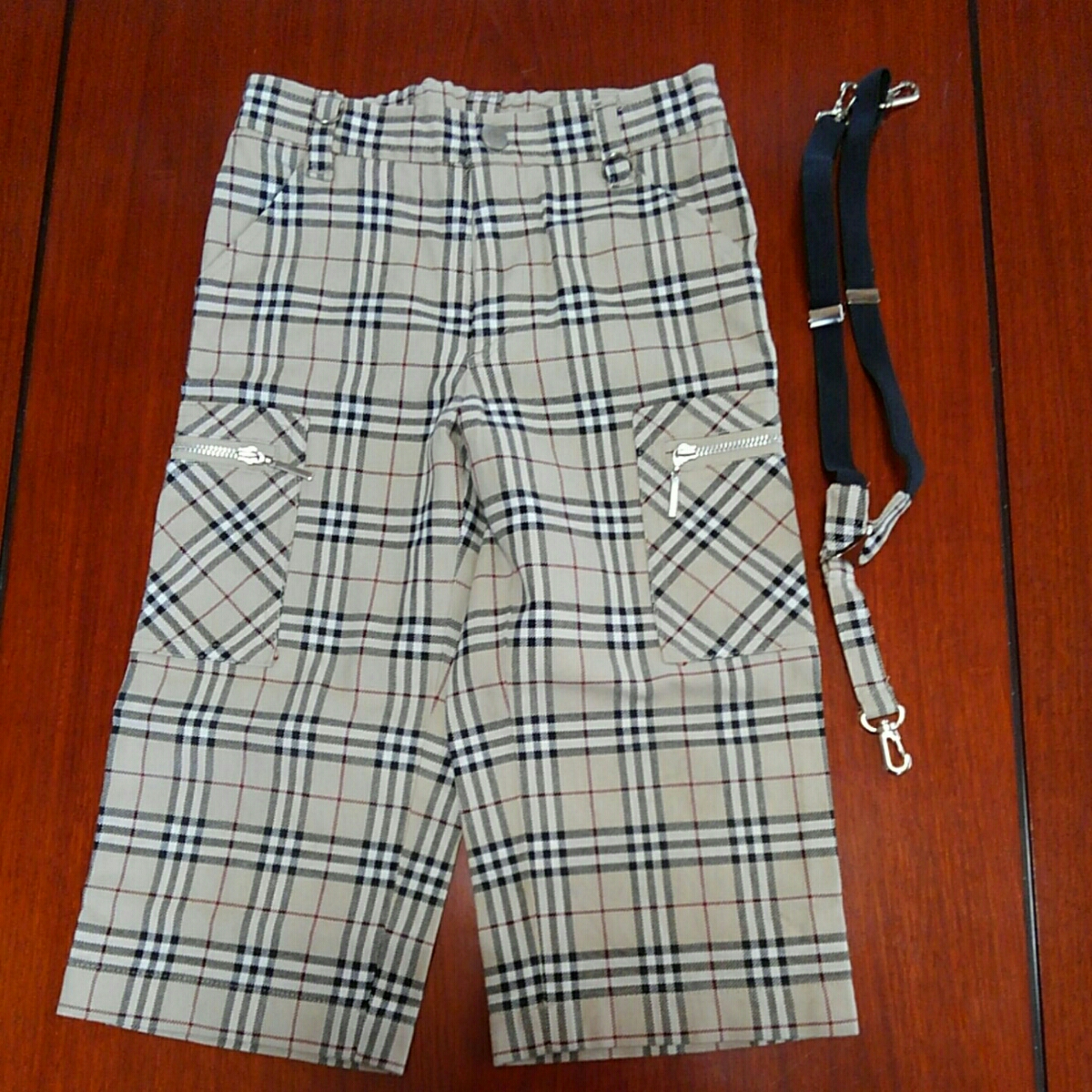 バーバリー ハーフパンツ サスペンダー付き Burberry BURBERRY 