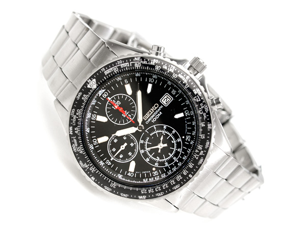 セイコー 逆輸入 SEIKO パイロット クロノグラフ 海外モデル SND253PC 