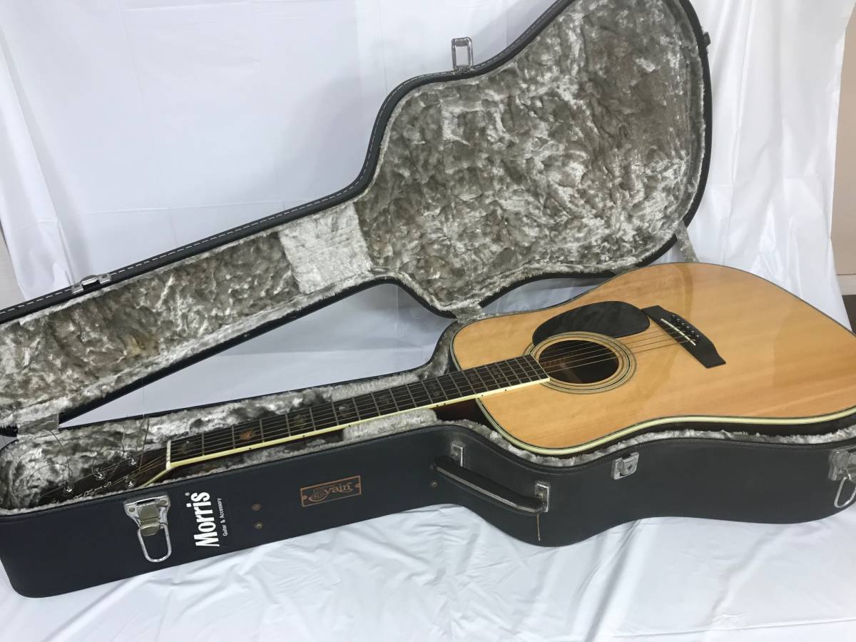5147]MORRIS モーリス アコースティックギター W-50 ケース付 MORRIS