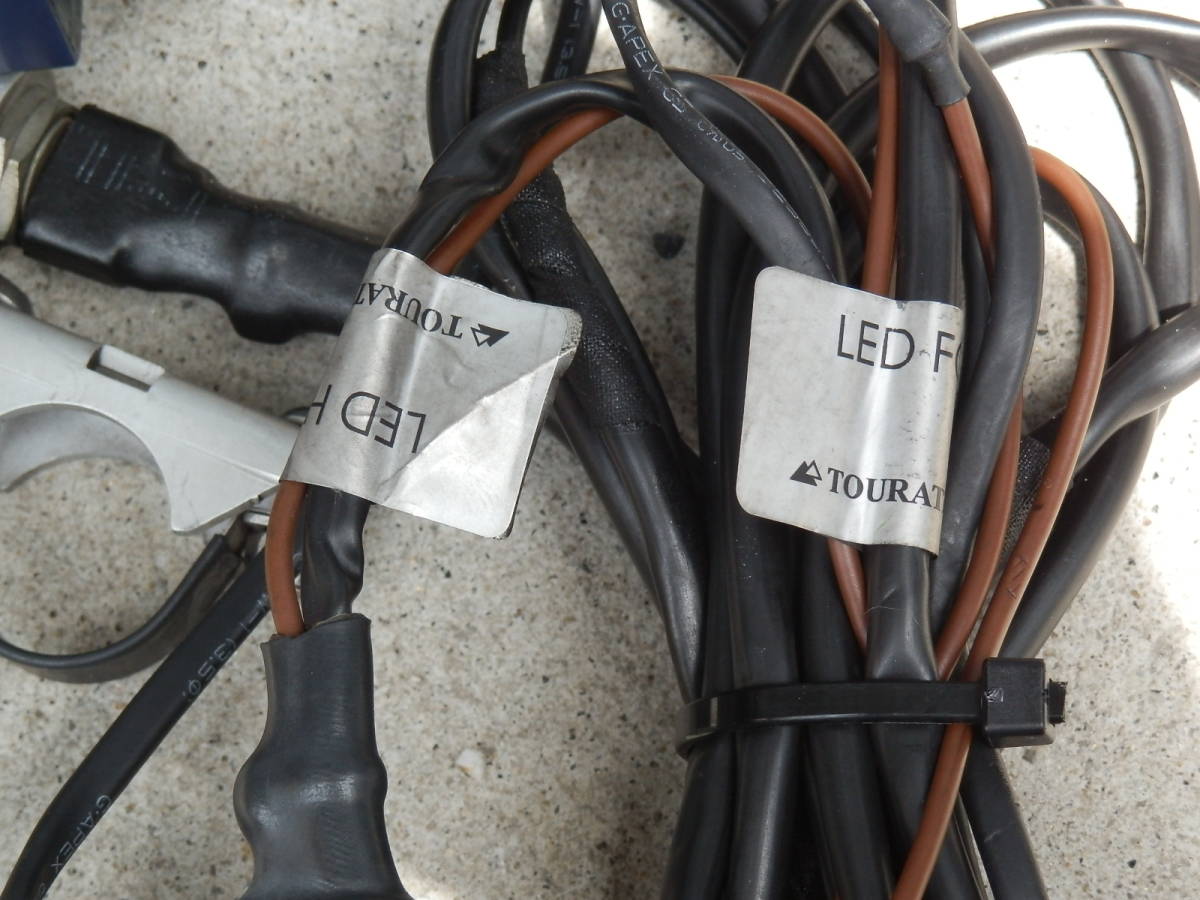即決！☆BMW F650GS Twin☆TOURATECH　LED　フォグライト☆プロテクター付☆_5