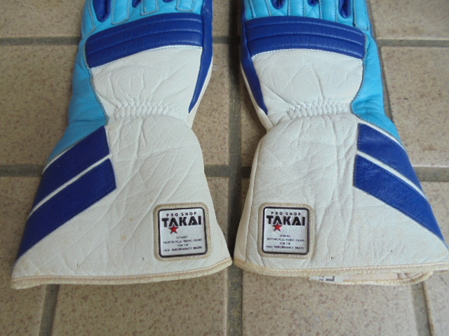 新品 80年代 ビンテージ PRO SHOP タカイ レーシンググローブ L プロショップタカイ PRO SHOP Takai レザーグローブ Lサイズ 当時物