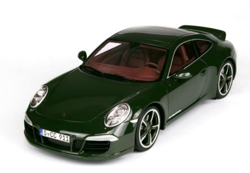 GT-SPIRIT 1/18 ポルシェ・991カレラ S Club Coupe darkgreen 2013 0 1⁄18
