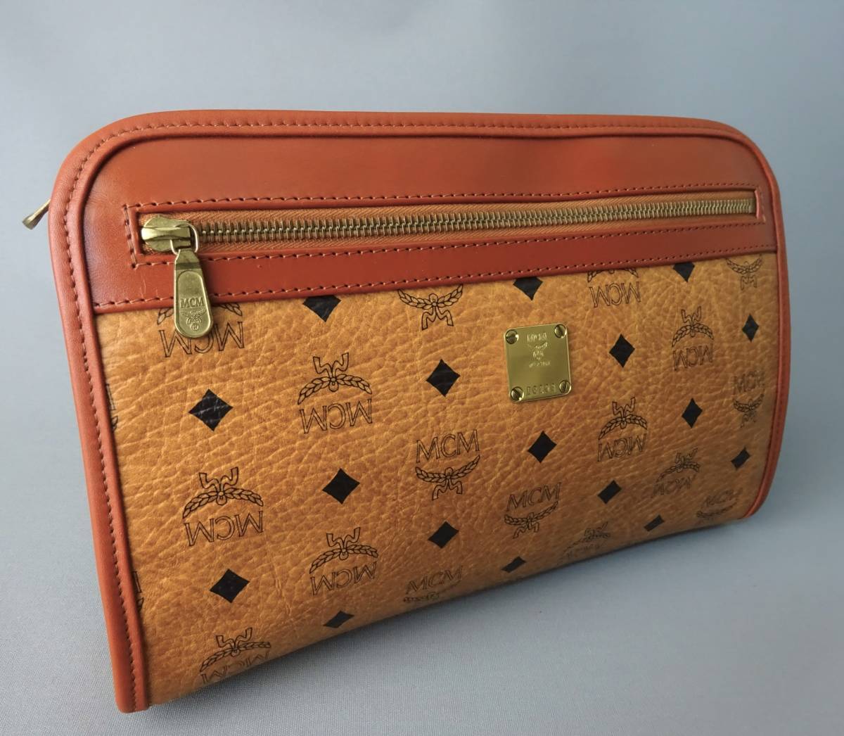 MCM エムシーエム レザーブロック ビセトス 新品 - 長財布 スターク 