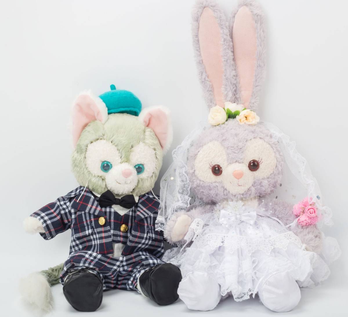 お買い得 ジェラトーニとステラ・ルー 服衣装 duffy 服 コスチューム stellalou結婚式ドレス花付男女セット 