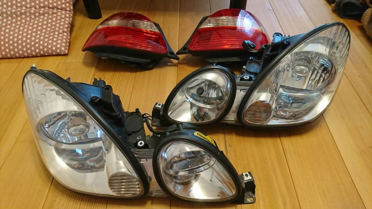 JZS161 アリスト Vベルテックスエディション ヘッドライト リア