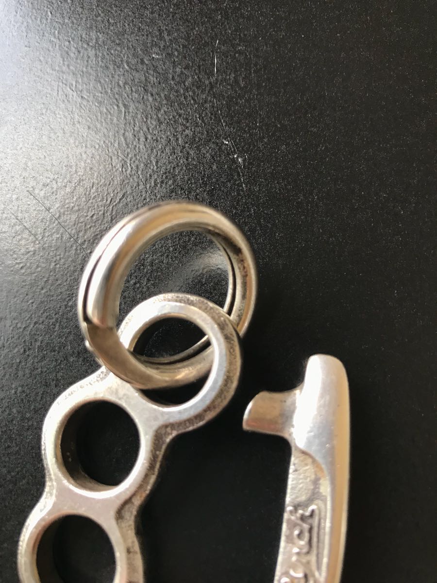 希少 lynch silversmith ナックル キーフック メリケンサック heavy