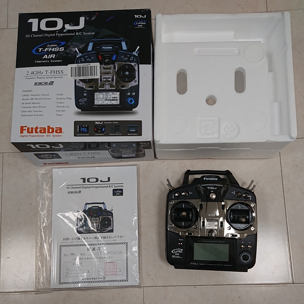 Futaba T10J 10ch デジタルプロポ 空用モード1 フタバ 10J （10ch-2.4