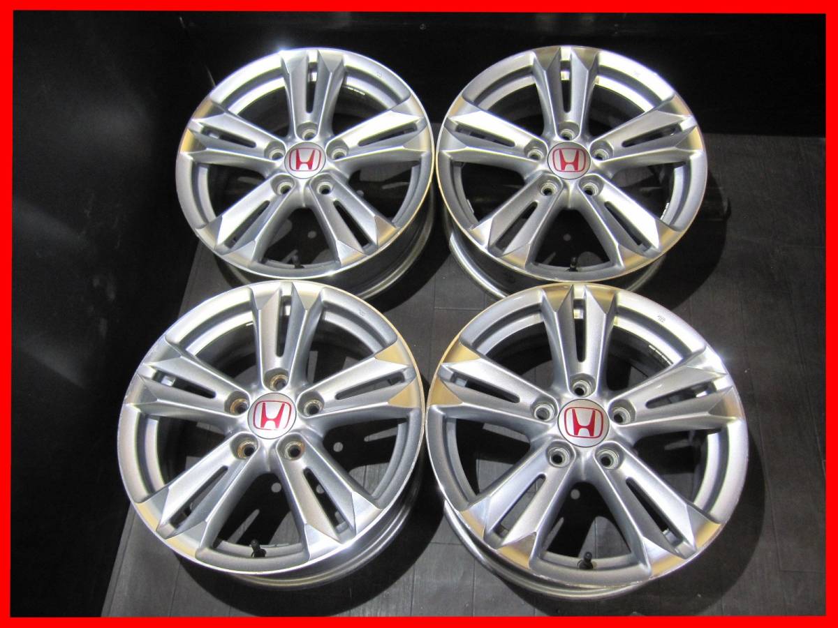 ★【即決】ホンダ CR-Z 16x6J+45 中古4本★送料：全国一律(北海道含む)3200円☆(沖縄、離島発送不可)★写真タップリ★