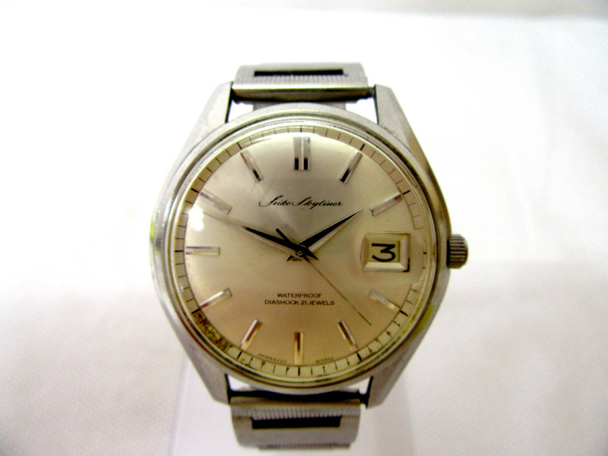 SEIKO セイコー スカイライナー Skyliner 21JEWELS 手巻き時計稼働品 