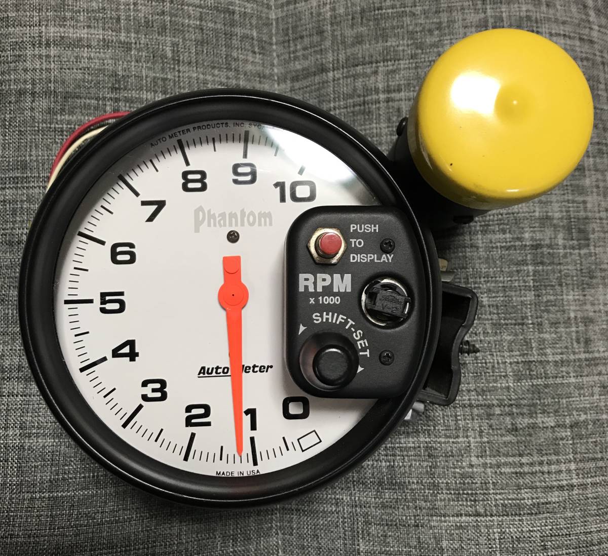 ​Auto Meter オートメーター タコメーター7000RPM 52φ正規品 Auto タコメーター | Meter Phantom 5インチ 0 Shift-Lite AutoMeter