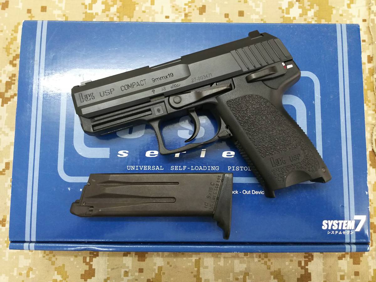 未使用品 KSC USP コンパクト システム7 ガスブローバックモデル 中古