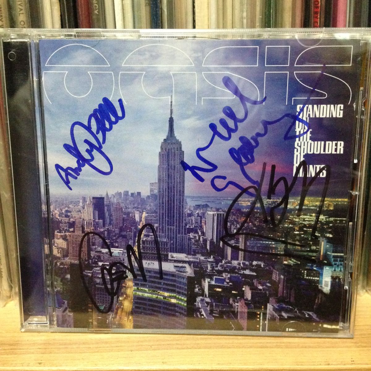 オアシス OASIS リアム・ゲム・アンディ3名 直筆サインCD オアシス