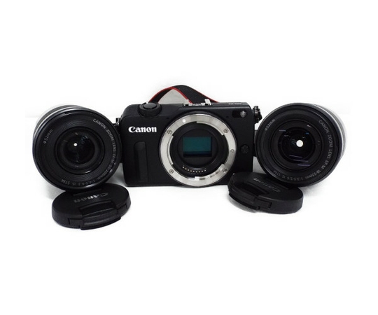 キヤノCanon ミラーレス一眼カメラ EOS M2 ダブルレンズキット Canon