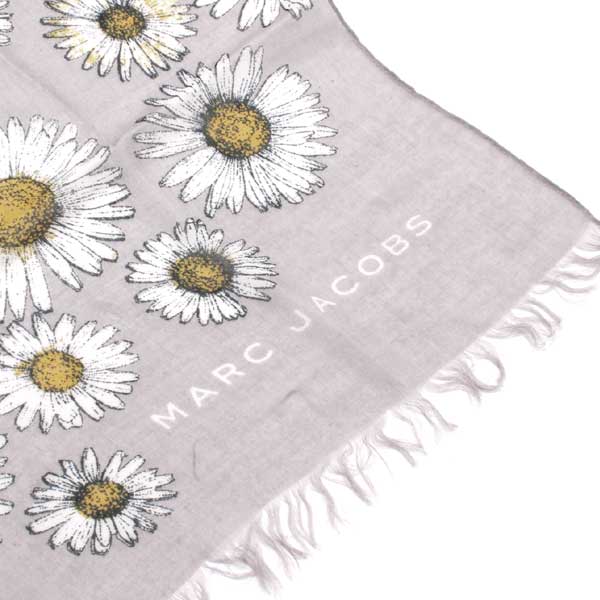 MARC JACOBS Daisies Oblong Silk Scarf 花柄 ストール M0009302