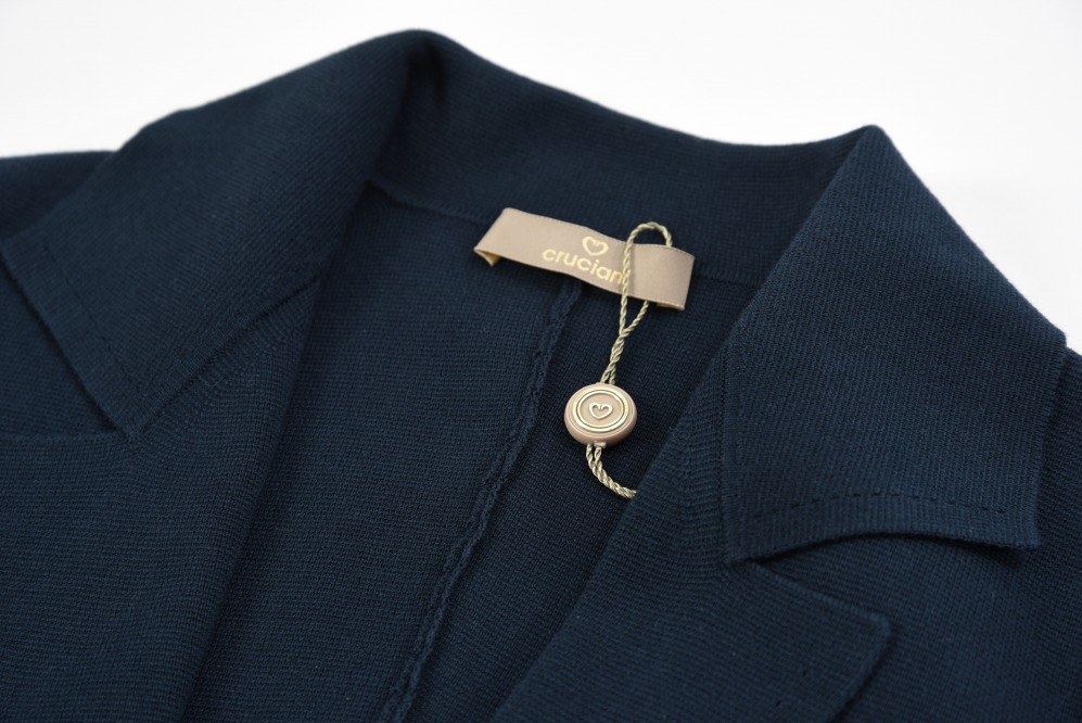 新品 8.7万 Cruciani 52 春夏 ニット ジャケット コットン ストレッチ カーディガンイタリア製 クルチアーニ 288405 クルチアーニ 52の通販 Cruciani 細リブ JU5110&frasl;5ZE CU28