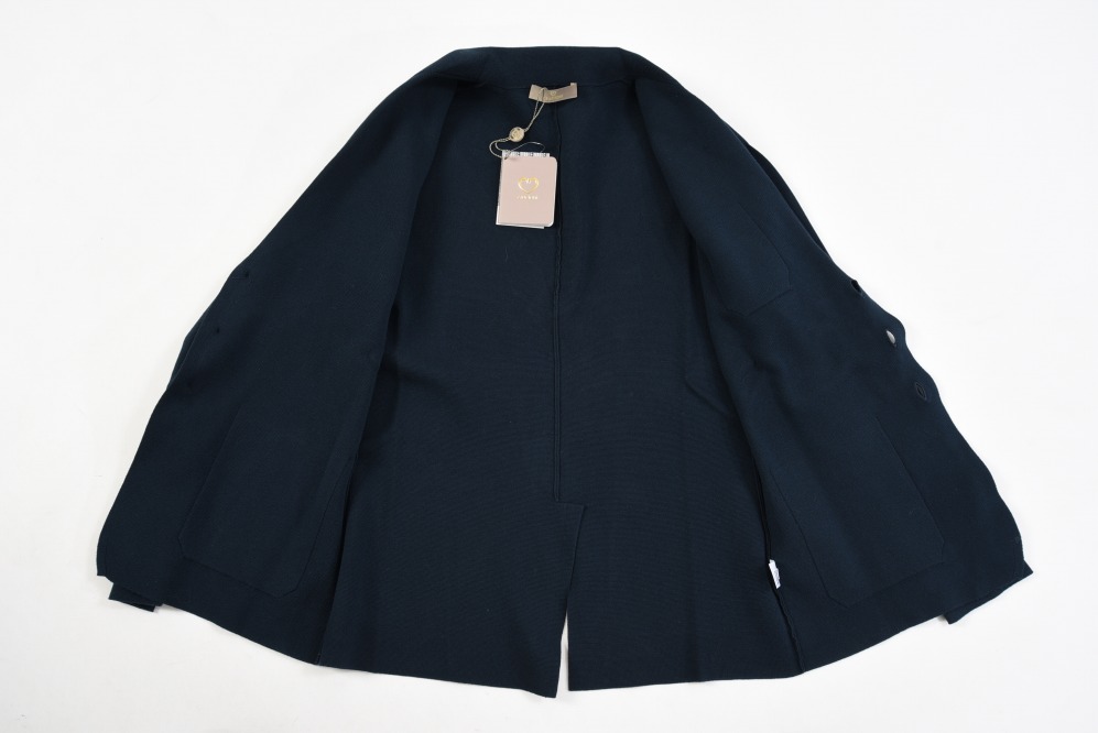 新品 8.7万 Cruciani 52 春夏 ニット ジャケット コットン ストレッチ カーディガンイタリア製 クルチアーニ 288405 クルチアーニ 52の通販 Cruciani 細リブ JU5110&frasl;5ZE CU28