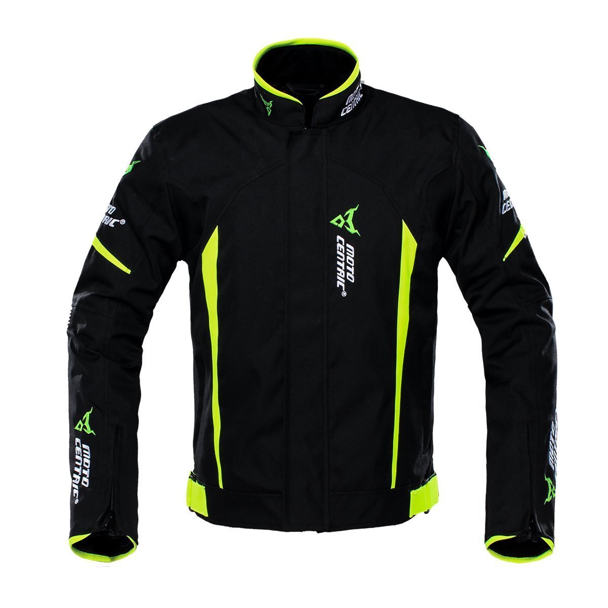 MOTO CENTRIC バイクジャケット XL ブラック/イエロー MOTO CENTRIC バイク用メンズ ツーリング オックスフォード布