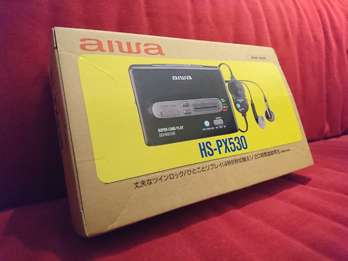AIWA】HS-PX530 STEREO CASSETTE PLAYER カセット プレーヤー