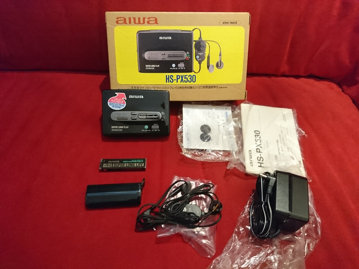 AIWA】HS-PX530 STEREO CASSETTE PLAYER カセット プレーヤー