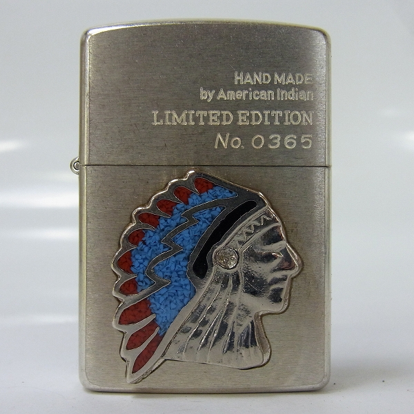 ZIPPO インディアンスピリット ターコイズ 天然石 インディアン 