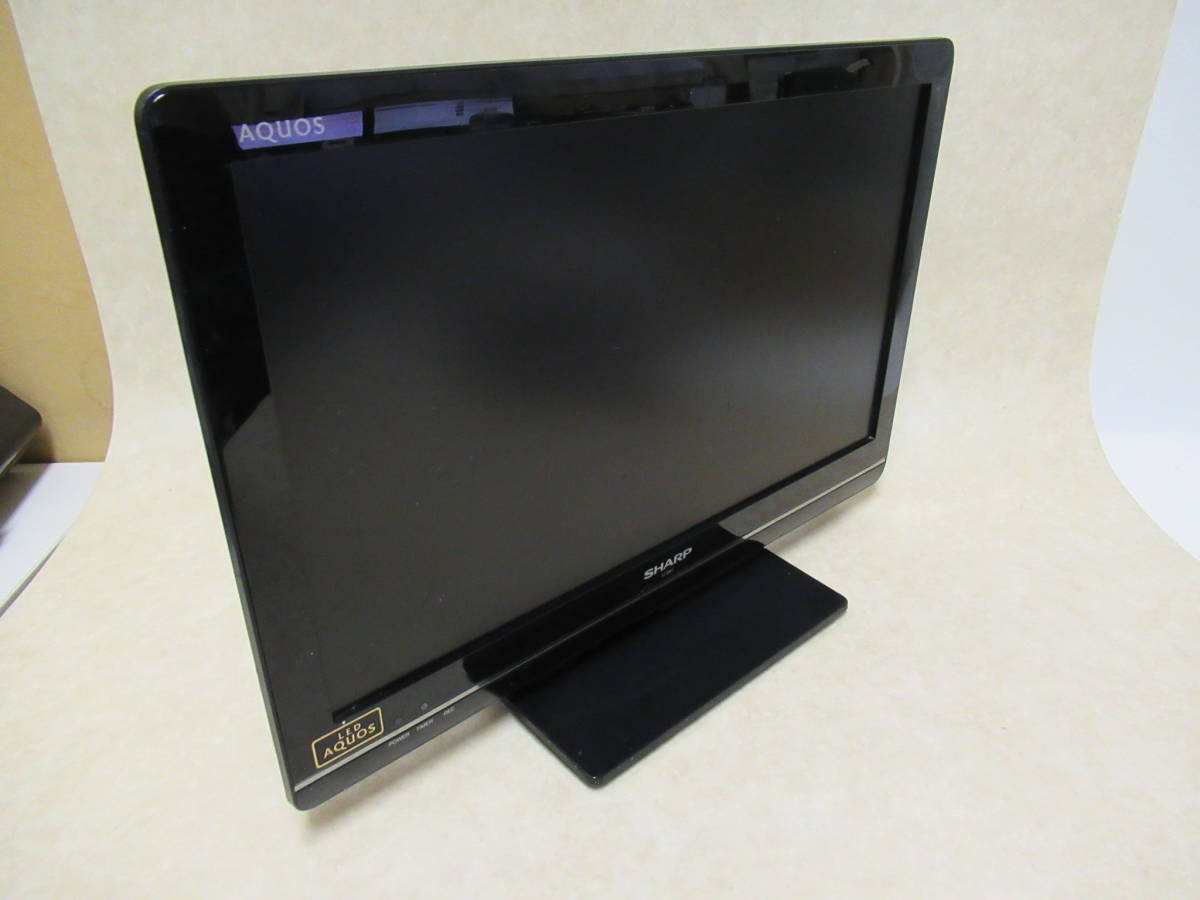 管187 シャープ AQUOS LC-22K7 USB外付HDD録画対応液晶テレビ リモコン