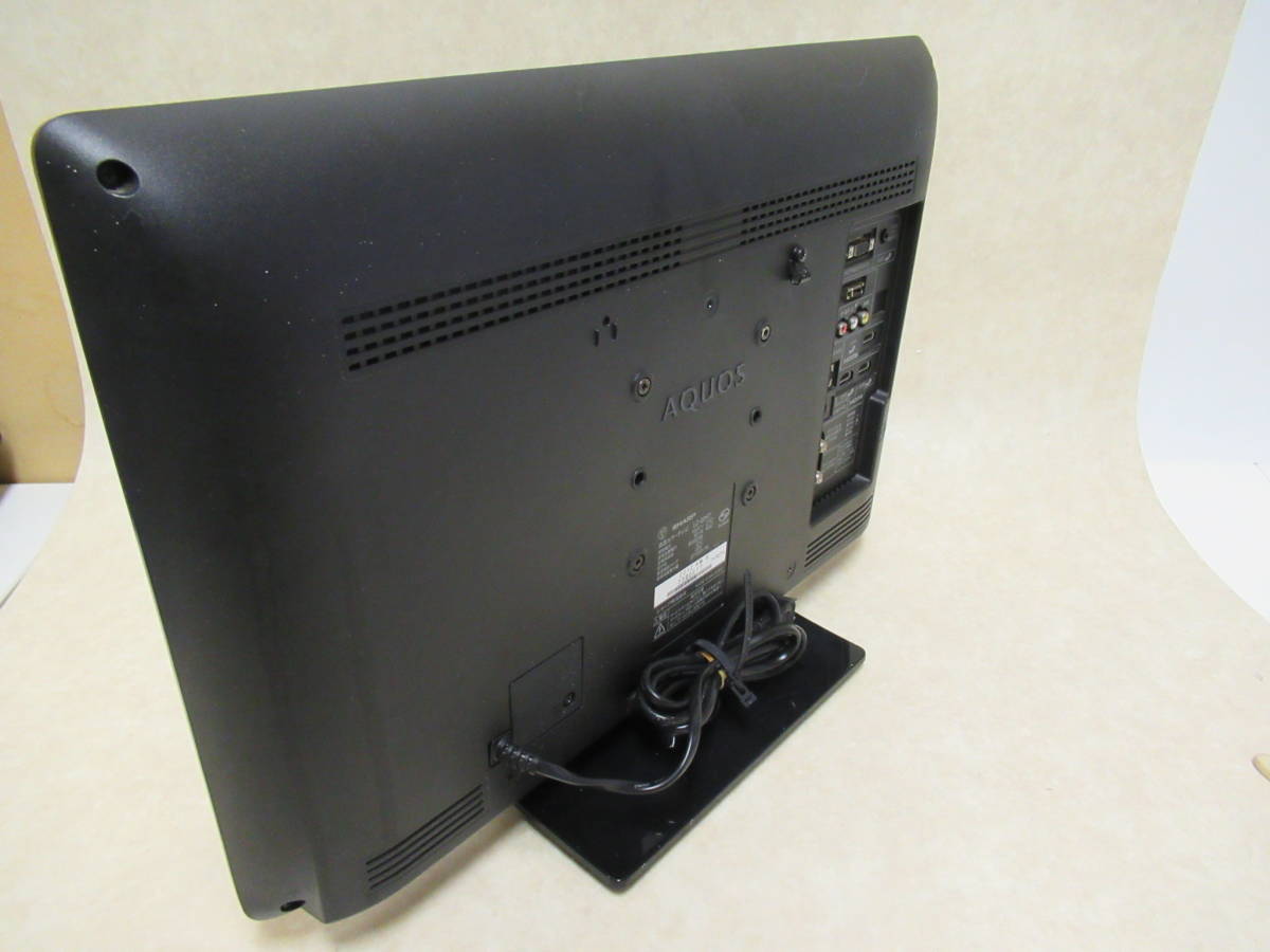 管187 シャープ AQUOS LC-22K7 USB外付HDD録画対応液晶テレビ リモコン