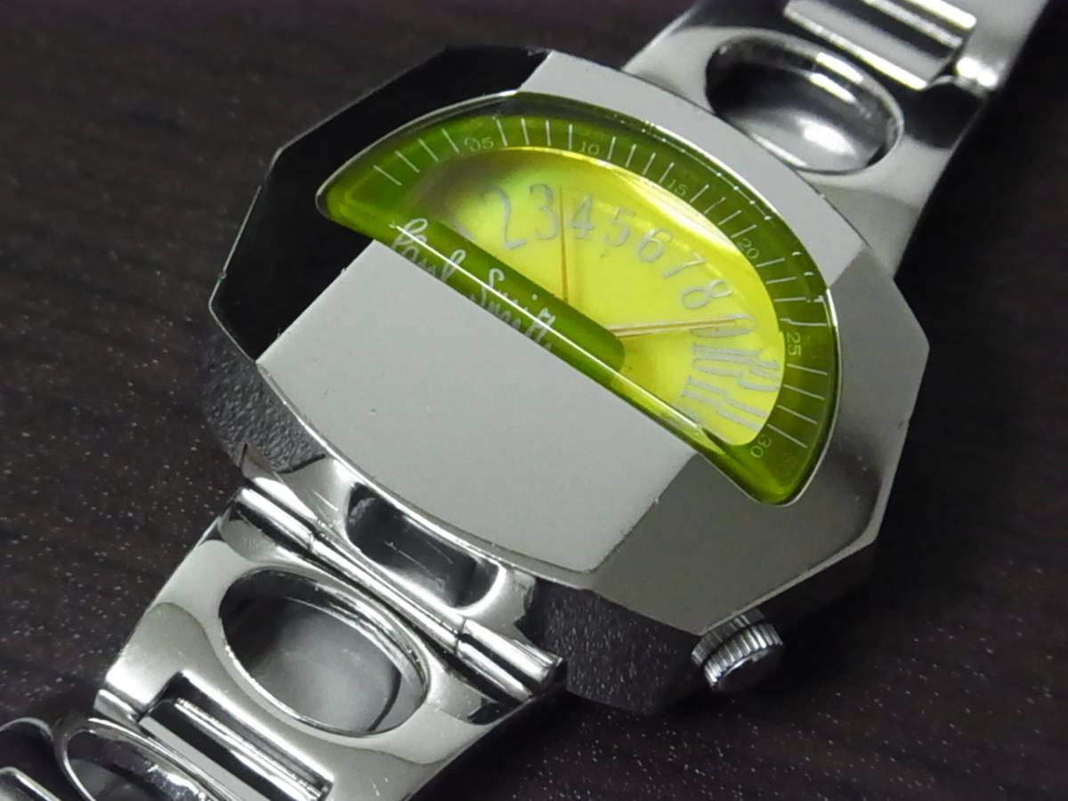 Paul 鉄仮面 Smith 456希少PaulSmith ポールスミス時計 Yahoo 