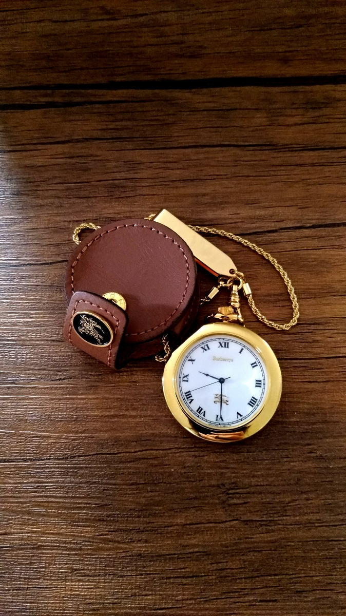 BURBERRY　バーバリー　懐中時計　美品_2