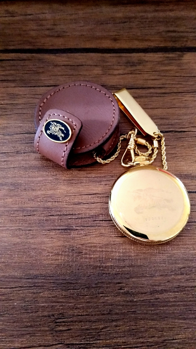 BURBERRY　バーバリー　懐中時計　美品_3
