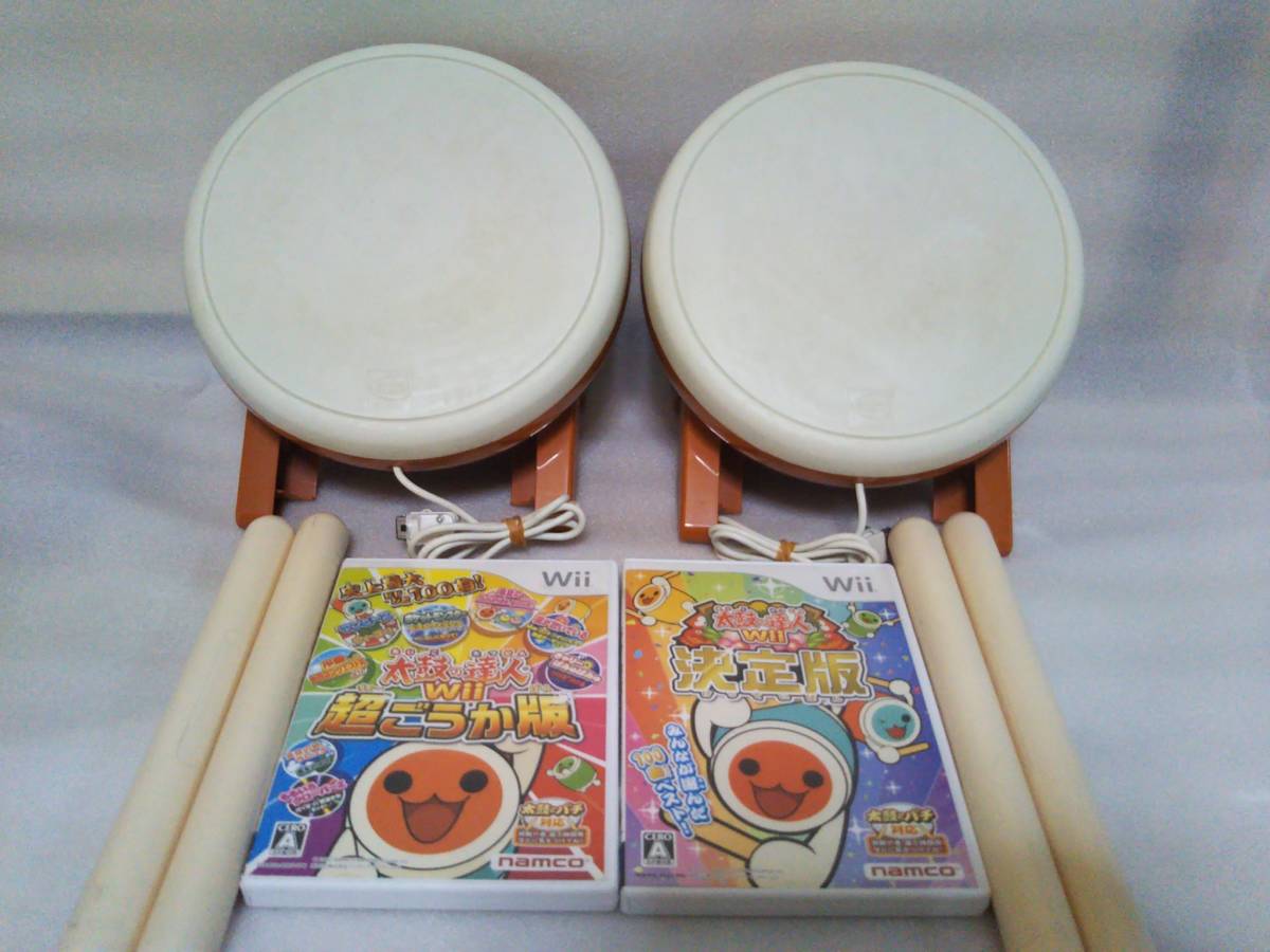 太鼓の達人 タタコン 超ごうか版 太鼓の達人Wii Wii ソフト 決定版