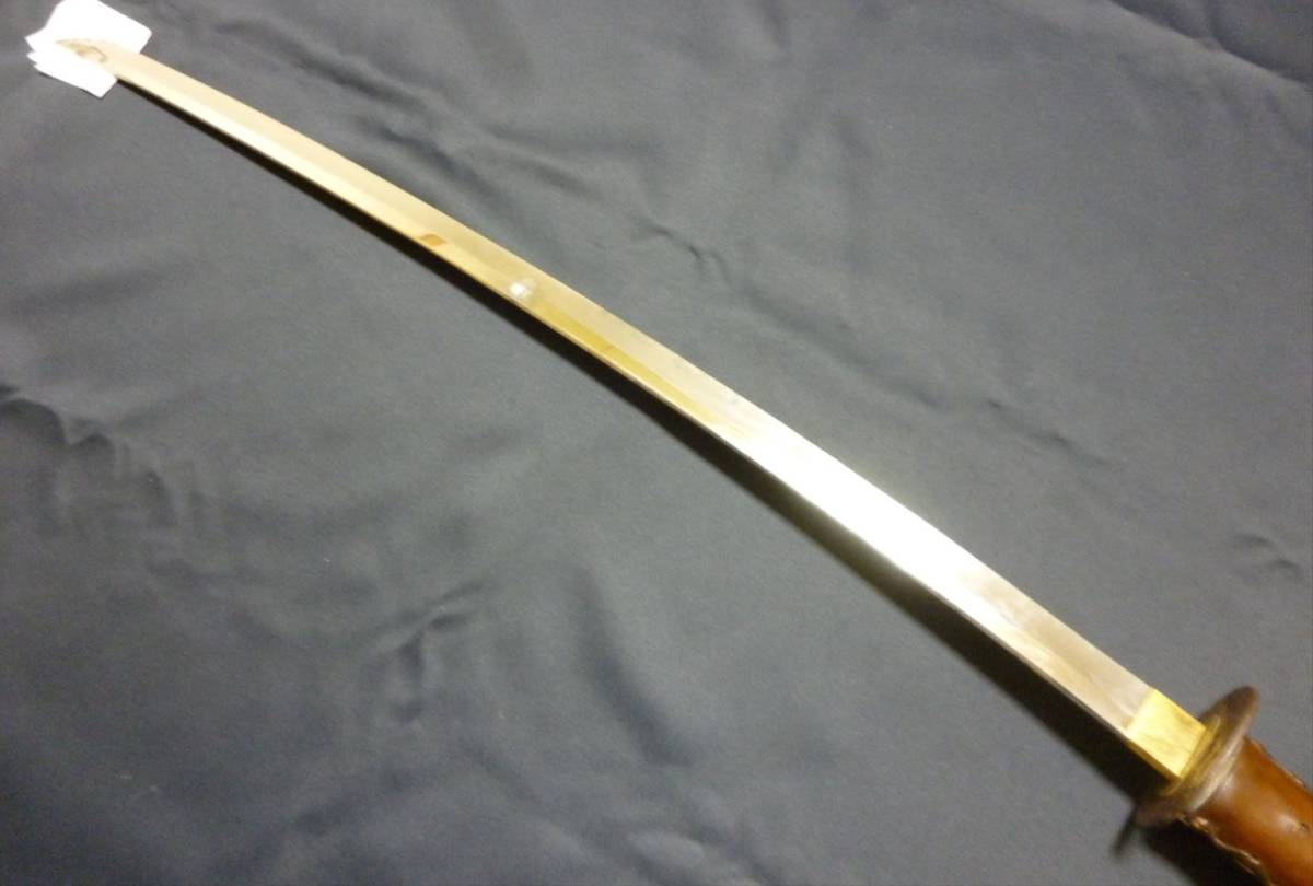 真剣 日本刀 最上大業物 肥前国忠吉 陸軍 日本帝国 特注品 長寸 皮包み軍装 刀 太刀 売買されたオークション情報 Yahooの商品情報をアーカイブ公開 オークファン Aucfan Com