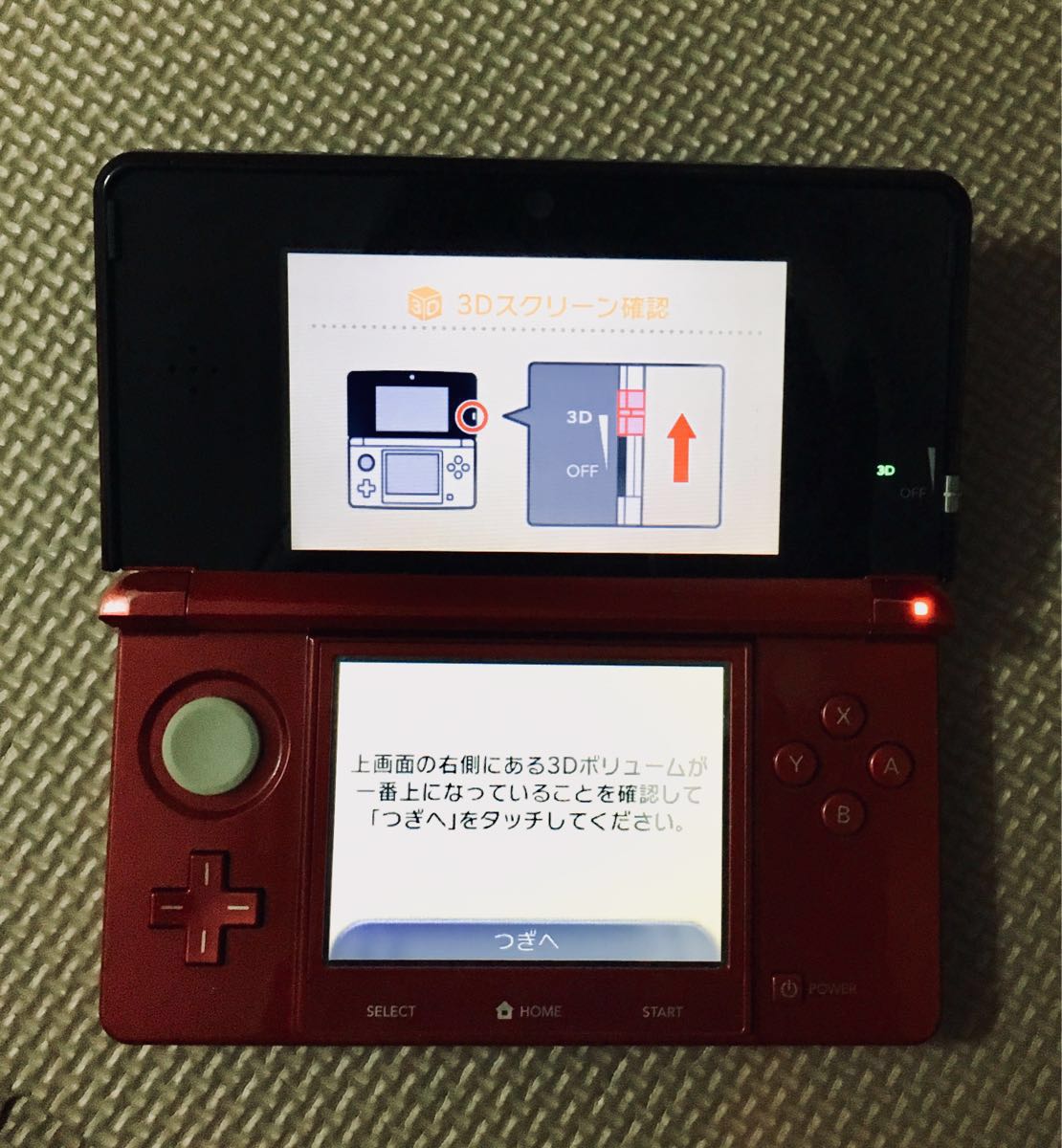 任天堂 3DS レッド 完動品