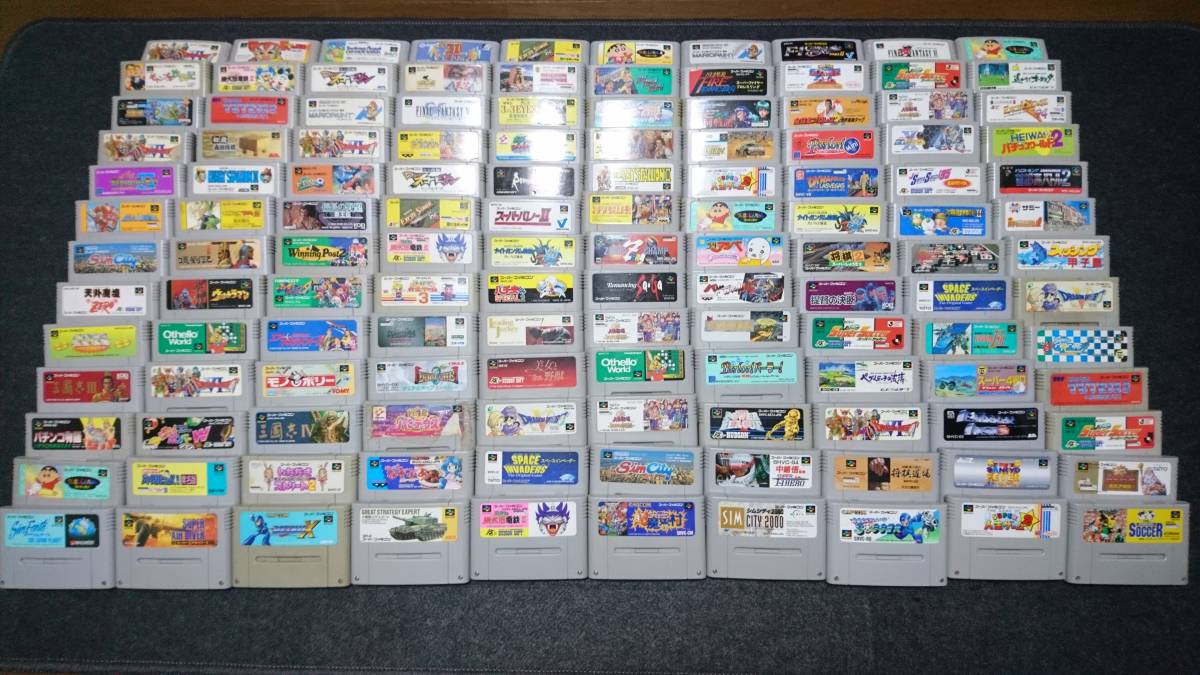 ★♪ SFC スーパーファミコン ゲームソフト 超魔界村 ドラクエ FF ロックマン パロディウス 大量 まとめ 130本セット ★♪
