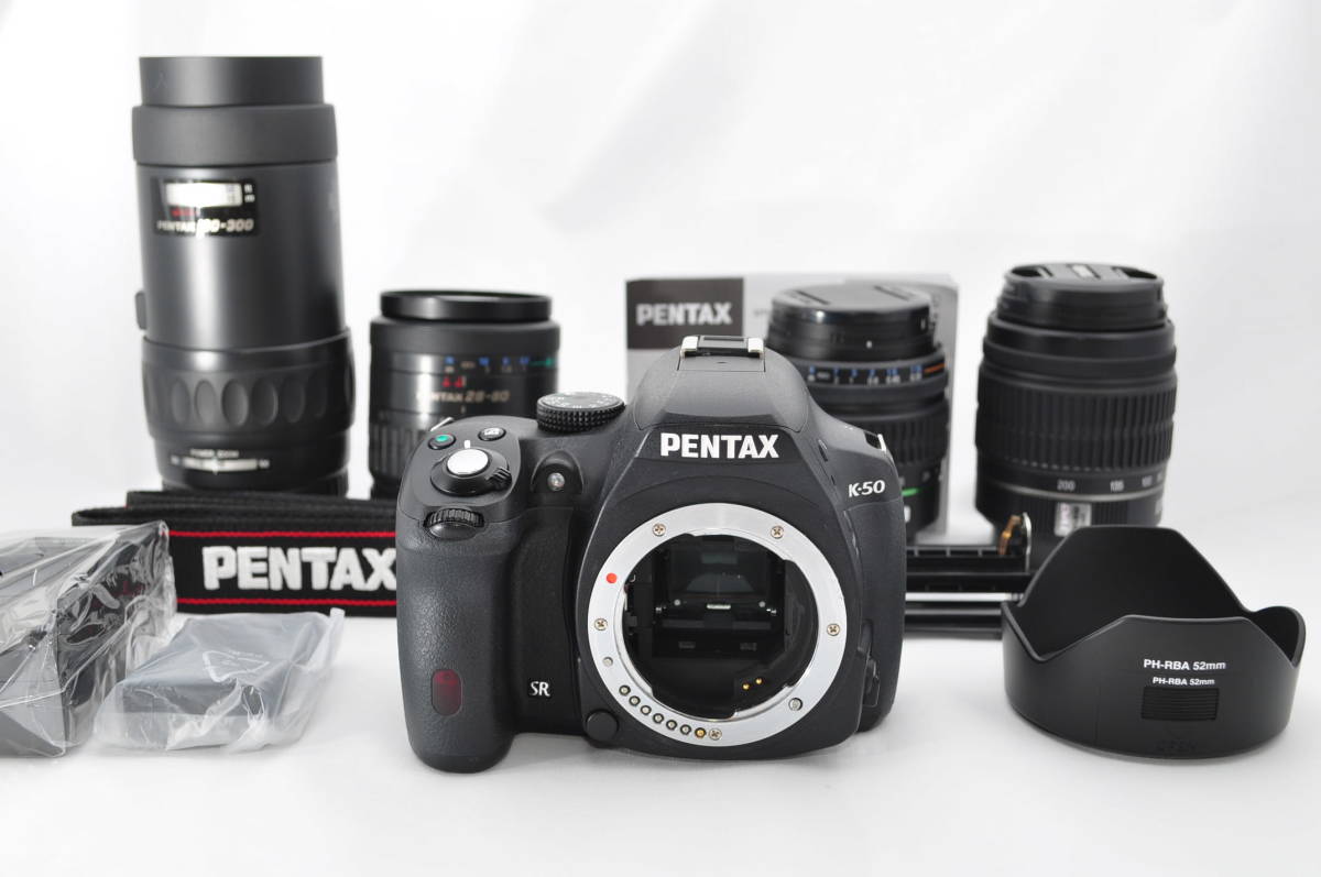 ☆極上美品☆ PENTAX ペンタックス K-50 ダブルレンズキット ショット 