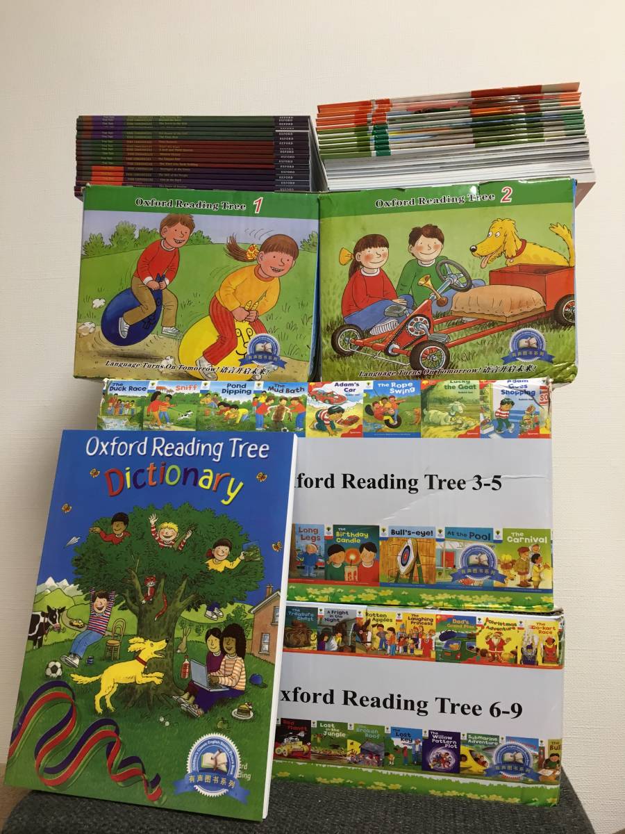 送料無料★音声ペン付★Oxford Reading TREE 1-12 フルセット411冊（D&D含む）絵辞典付 オックスフォードリーディングツリー ORT 英語 絵本_1