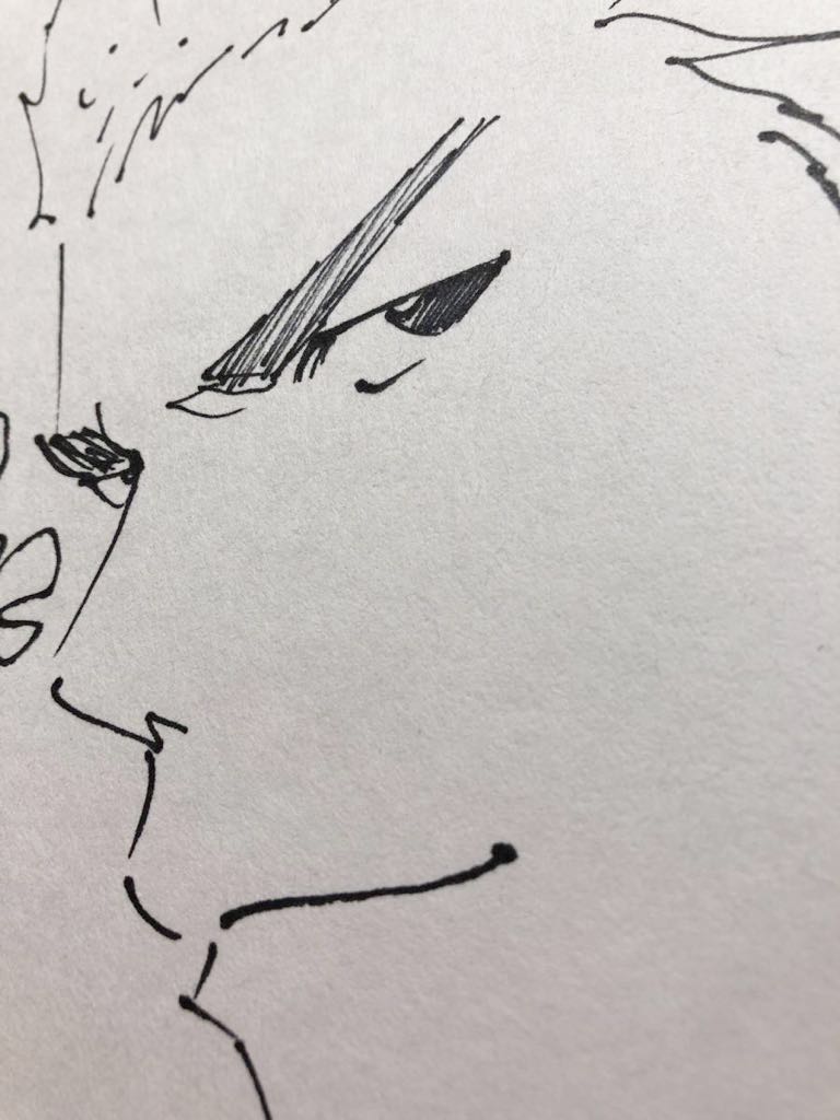 希少 井上雄彦 直筆イラストサイン色紙 スラムダンク 桜木花道 擦れ
