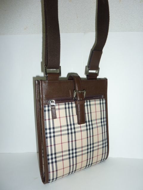 バーバリー☆Burberrys ノバチェック ショルダーバッグ キャンバス