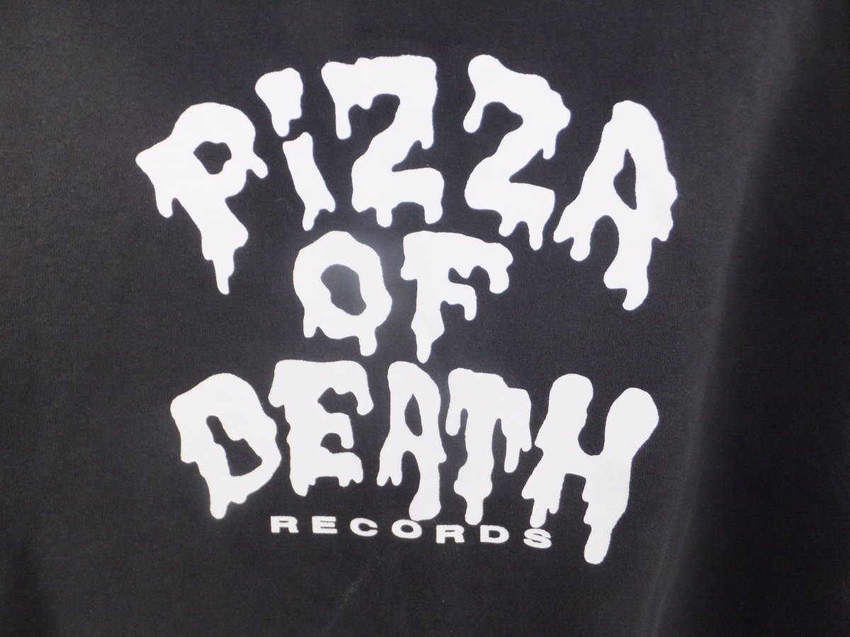 Pizza of Death ブラック フルジップパーカー L pizza of death 