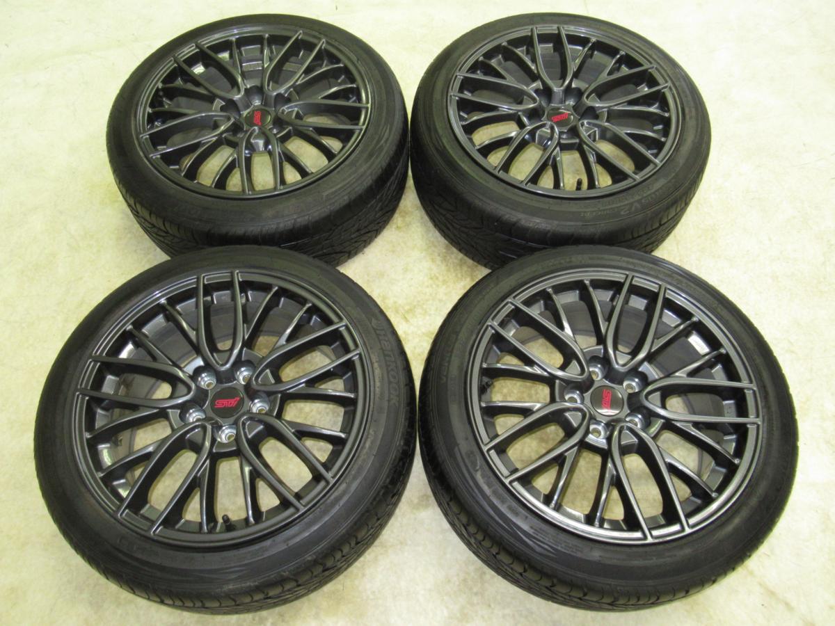1円スタート売切り！スバルWRX STI (VAB)純正 8.5J-18 off+55 pcd114.3 