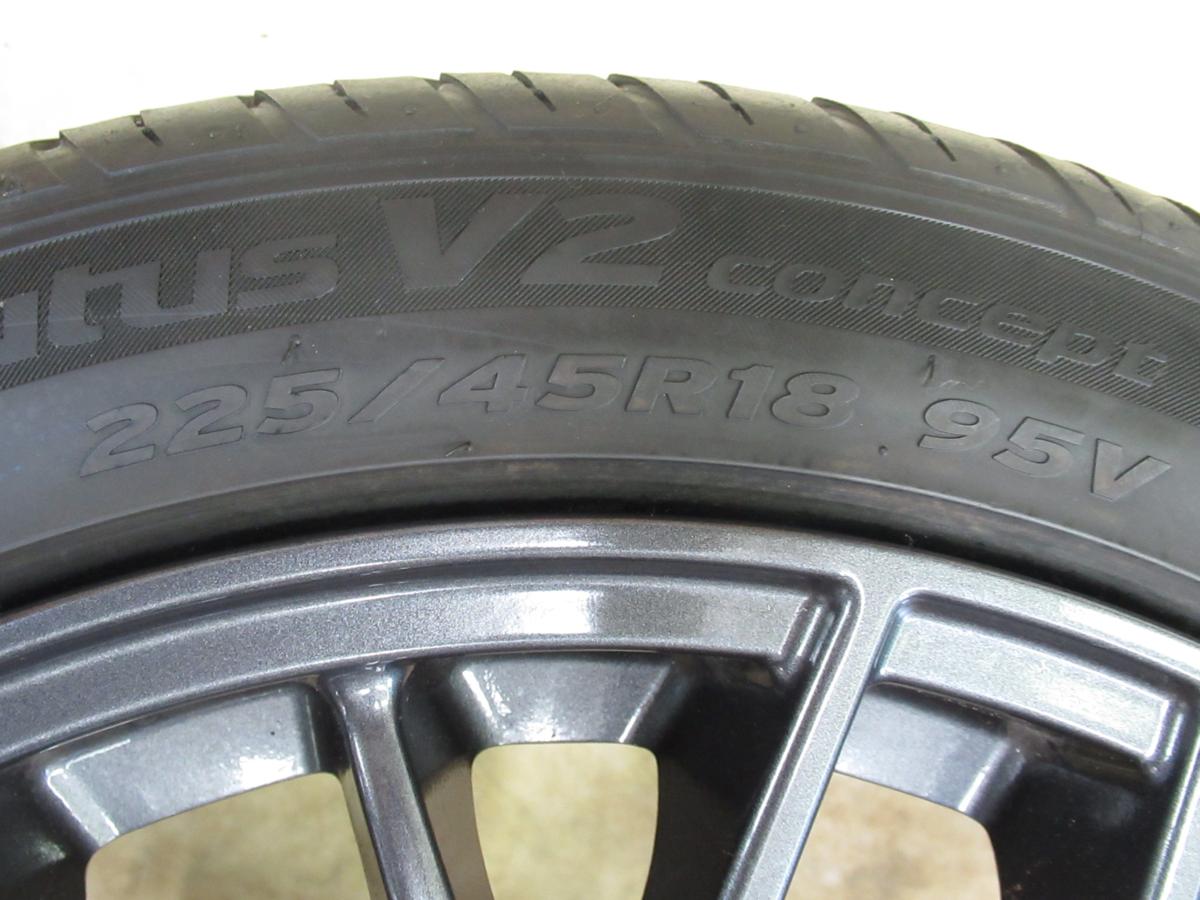 1円スタート売切り！スバルWRX STI (VAB)純正 8.5J-18 off+55 pcd114.3 
