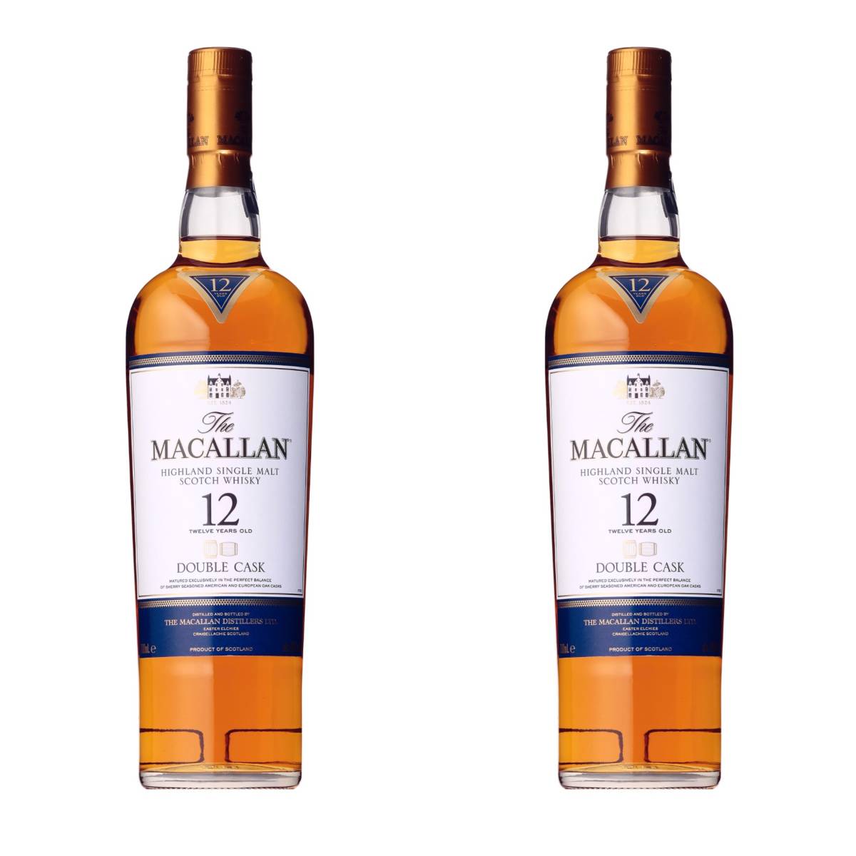 ザ・マッカラン12年ダブルカスク700ml☆2本セット