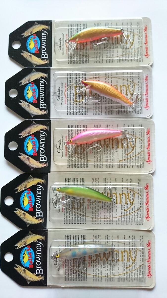 ザウルス ブラウニー 5cm F 1，5g 15個