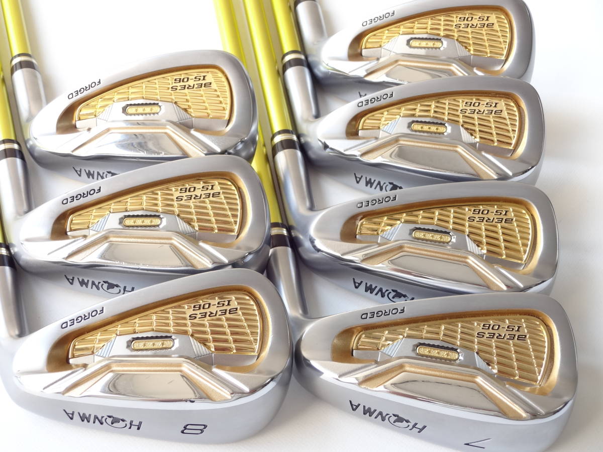 美品】HONMA BERES IE-06 アイアンセット 8本 ARMRQ X BERES IS-06
