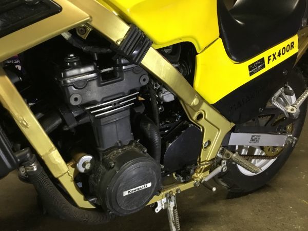 カワサキ FX400R ZX400D 希少車 絶版車 レストアベース 機関良好 動画