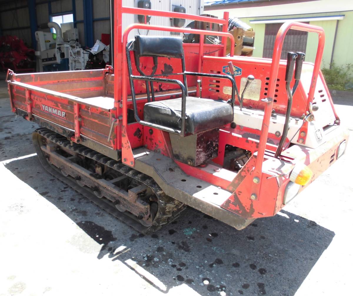 鹿児島発 ヤンマー ガソリンエンジンクローラ運搬車MCG900i 積載250